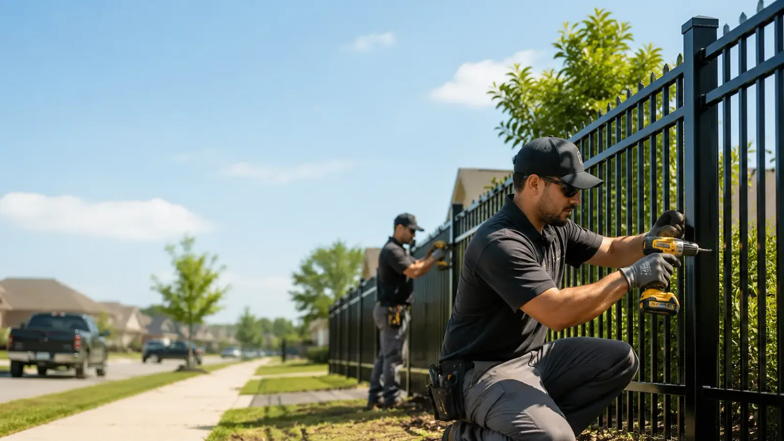 Metal Fence Installation in Porter, TX